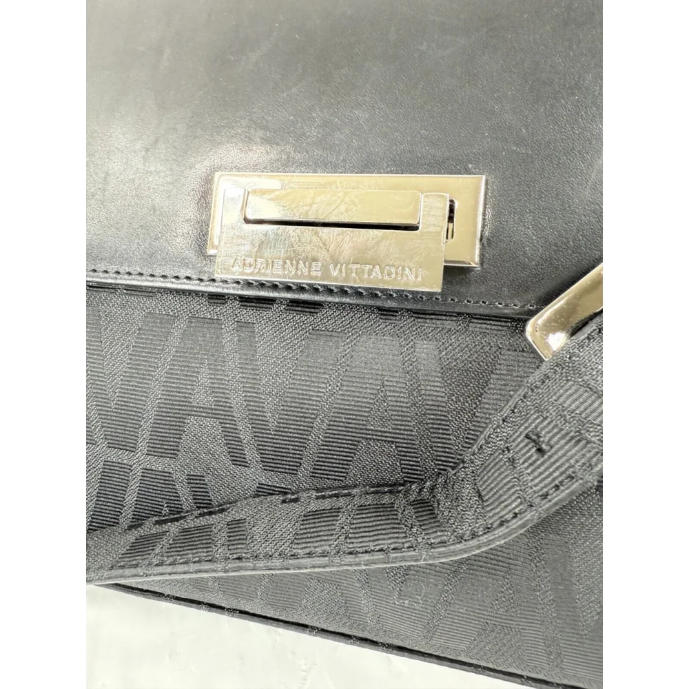 Adrienne Vittadini designer purse, shoulder bag handbag black